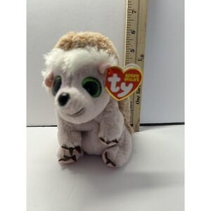Ty Beanie Bellies Bumper Hedgehog Plush Stuffed Animal Toy Small Brown Eyes